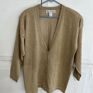 Gold Oversized La Costa Spa Cardigan